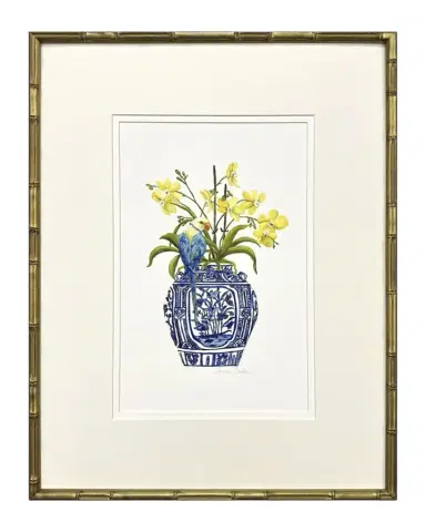 Paragon Decors "Blue and White II" Hand-Embellished Giclees | Thumbnail 1 Paragon Decors "Blue and White II" Hand-Embellished Giclees | Thumbnail 1