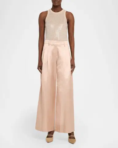Brunello Cucinelli Sequined Jersey Stretch Tank Top | Thumbnail 6 Brunello Cucinelli Sequined Jersey Stretch Tank Top | Thumbnail 6