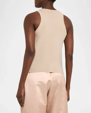 Brunello Cucinelli Sequined Jersey Stretch Tank Top | Thumbnail 7 Brunello Cucinelli Sequined Jersey Stretch Tank Top | Thumbnail 7