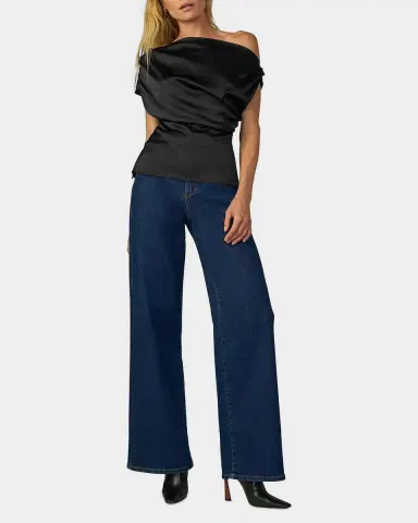 Joe's Jeans The Isla Draped Blouse | Thumbnail 2 Joe's Jeans The Isla Draped Blouse | Thumbnail 2