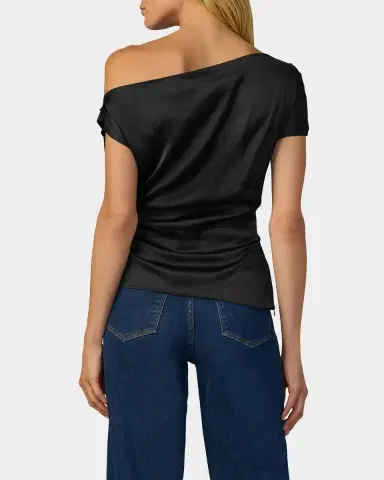 Joe's Jeans The Isla Draped Blouse | Thumbnail 7 Joe's Jeans The Isla Draped Blouse | Thumbnail 7