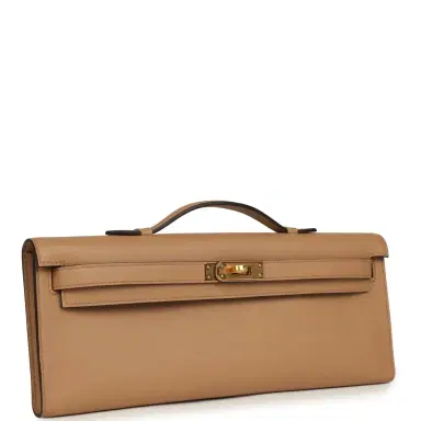 HERMÈS Hermes Kelly Cut Chai Swift Gold Hardware | Thumbnail 2 HERMÈS Hermes Kelly Cut Chai Swift Gold Hardware | Thumbnail 2