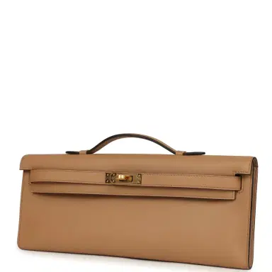 HERMÈS Hermes Kelly Cut Chai Swift Gold Hardware | Thumbnail 5 HERMÈS Hermes Kelly Cut Chai Swift Gold Hardware | Thumbnail 5