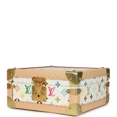 Louis Vuitton Louis Vuitton x Takashi Murakami Coffret Joaillerie White Monogram Multicolored Gold Hardware | Thumbnail 3 Louis Vuitton Louis Vuitton x Takashi Murakami Coffret Joaillerie White Monogram Multicolored Gold Hardware | Thumbnail 3