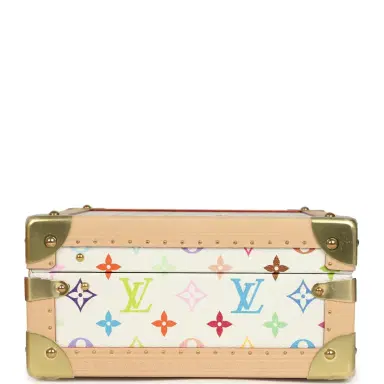 Louis Vuitton Louis Vuitton x Takashi Murakami Coffret Joaillerie White Monogram Multicolored Gold Hardware | Thumbnail 4 Louis Vuitton Louis Vuitton x Takashi Murakami Coffret Joaillerie White Monogram Multicolored Gold Hardware | Thumbnail 4