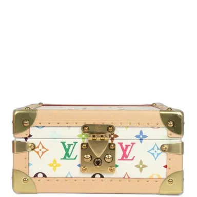 Louis Vuitton Louis Vuitton x Takashi Murakami Coffret Joaillerie White Monogram Multicolored Gold Hardware | Thumbnail 1 Louis Vuitton Louis Vuitton x Takashi Murakami Coffret Joaillerie White Monogram Multicolored Gold Hardware | Thumbnail 1