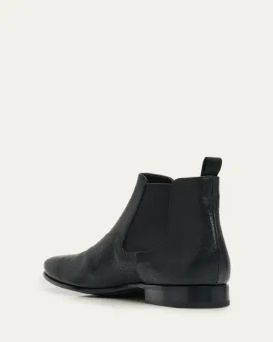 Prada Men's Aged Leather Chelsea Boots | Thumbnail 4 Prada Men's Aged Leather Chelsea Boots | Thumbnail 4
