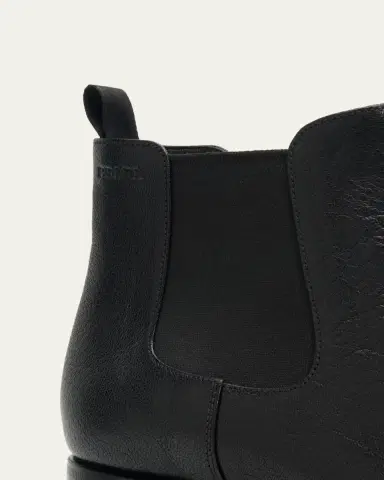 Prada Men's Aged Leather Chelsea Boots | Thumbnail 5 Prada Men's Aged Leather Chelsea Boots | Thumbnail 5