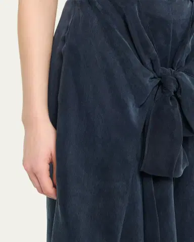 Silvia Tcherassi Nuria Front-Tie Wide-Leg Pants | Thumbnail 5 Silvia Tcherassi Nuria Front-Tie Wide-Leg Pants | Thumbnail 5