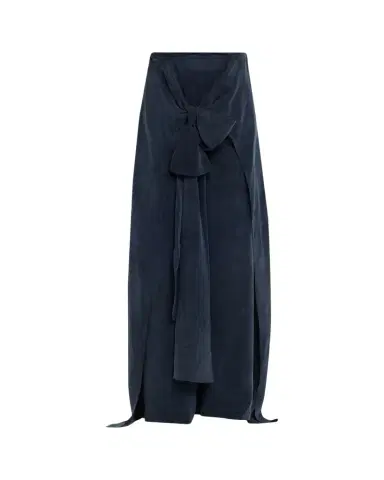Silvia Tcherassi Nuria Front-Tie Wide-Leg Pants | Thumbnail 1 Silvia Tcherassi Nuria Front-Tie Wide-Leg Pants | Thumbnail 1