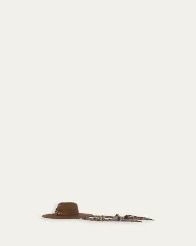 Eugenia Kim Cassidy Sun Hat with Leopard-Print Scarf | Thumbnail 2 Eugenia Kim Cassidy Sun Hat with Leopard-Print Scarf | Thumbnail 2
