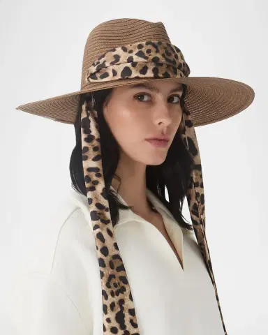 Eugenia Kim Cassidy Sun Hat with Leopard-Print Scarf | Thumbnail 8 Eugenia Kim Cassidy Sun Hat with Leopard-Print Scarf | Thumbnail 8