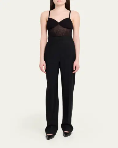 Victoria Beckham Sheer Rib Camisole Top | Thumbnail 6 Victoria Beckham Sheer Rib Camisole Top | Thumbnail 6