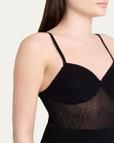 Victoria Beckham Sheer Rib Camisole Top | Thumbnail 9 Victoria Beckham Sheer Rib Camisole Top | Thumbnail 9