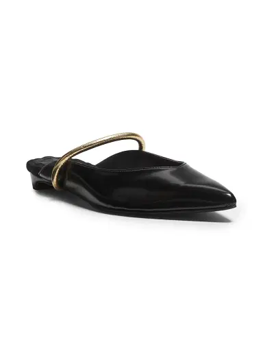 AERA Women's Jane Vegan Leather Mules - Black | Thumbnail 2 AERA Women's Jane Vegan Leather Mules - Black | Thumbnail 2