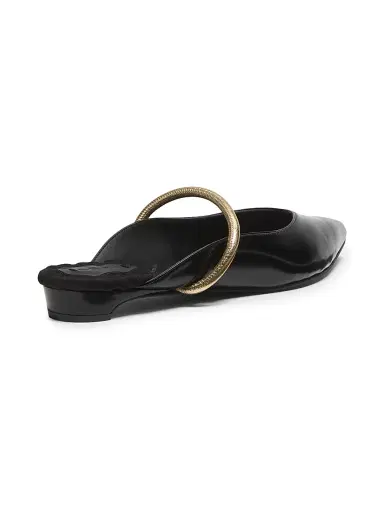 AERA Women's Jane Vegan Leather Mules - Black | Thumbnail 3 AERA Women's Jane Vegan Leather Mules - Black | Thumbnail 3
