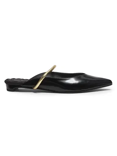 AERA Women's Jane Vegan Leather Mules - Black | Thumbnail 1 AERA Women's Jane Vegan Leather Mules - Black | Thumbnail 1