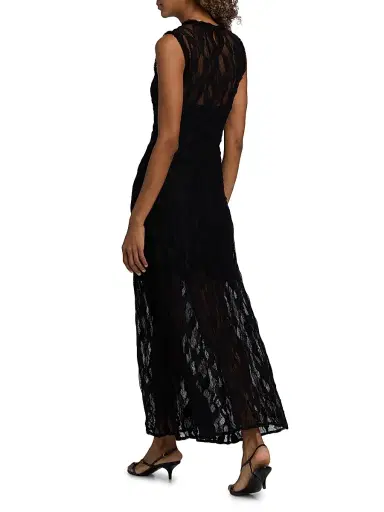 Ulla Johnson Women's Venus Lace Maxi Dress - Noir | Thumbnail 5 Ulla Johnson Women's Venus Lace Maxi Dress - Noir | Thumbnail 5