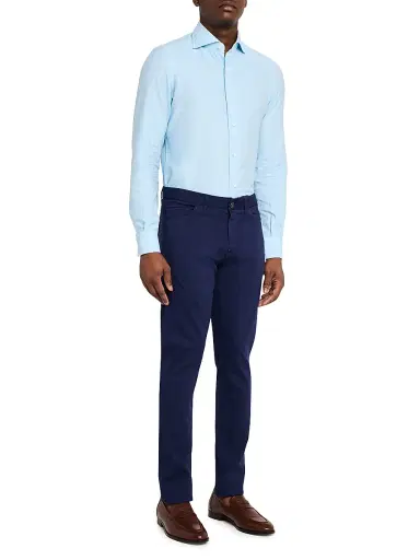 Isaia Men's Cotton-Cashmere 5-Pocket Pants | Thumbnail 2 Isaia Men's Cotton-Cashmere 5-Pocket Pants | Thumbnail 2