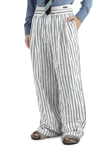 Dolce & Gabbana Men's Striped Cotton-Blend Drawstring Pants - Rigato - Size 38 | Thumbnail 3 Dolce & Gabbana Men's Striped Cotton-Blend Drawstring Pants - Rigato - Size 38 | Thumbnail 3