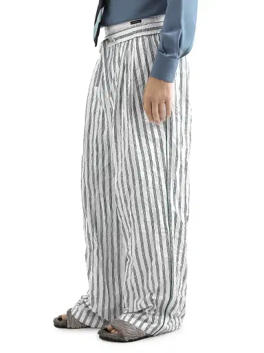 Dolce & Gabbana Men's Striped Cotton-Blend Drawstring Pants - Rigato - Size 38 | Thumbnail 4 Dolce & Gabbana Men's Striped Cotton-Blend Drawstring Pants - Rigato - Size 38 | Thumbnail 4