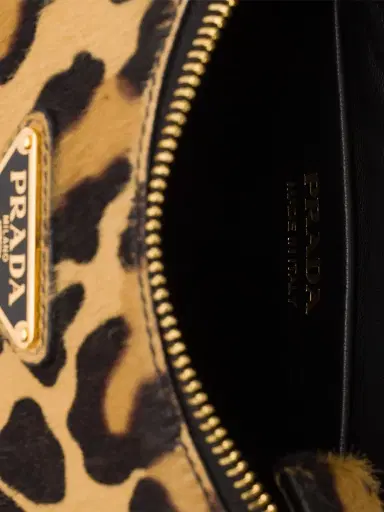 Prada Women's Arque Printed Leather Mini Shoulder Bag - Beige Khaki | Thumbnail 4 Prada Women's Arque Printed Leather Mini Shoulder Bag - Beige Khaki | Thumbnail 4
