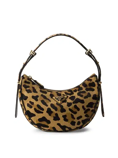 Prada Women's Arque Printed Leather Mini Shoulder Bag - Beige Khaki | Thumbnail 1 Prada Women's Arque Printed Leather Mini Shoulder Bag - Beige Khaki | Thumbnail 1