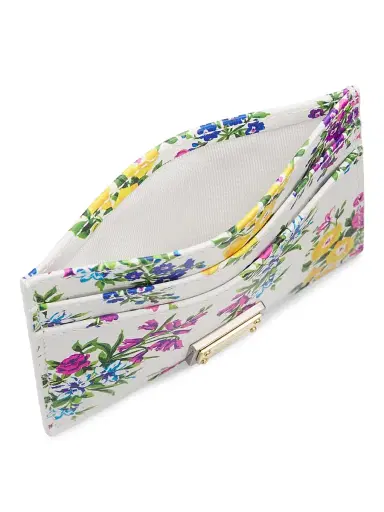 Dolce & Gabbana Women's Floral Leather Card Case | Thumbnail 2 Dolce & Gabbana Women's Floral Leather Card Case | Thumbnail 2