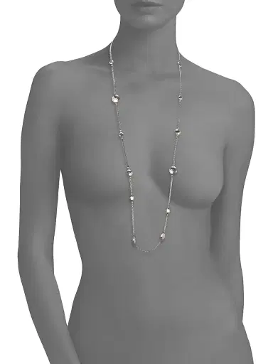 John Hardy Women's Palu Sterling Silver Sautoir Necklace - Silver | Thumbnail 2 John Hardy Women's Palu Sterling Silver Sautoir Necklace - Silver | Thumbnail 2