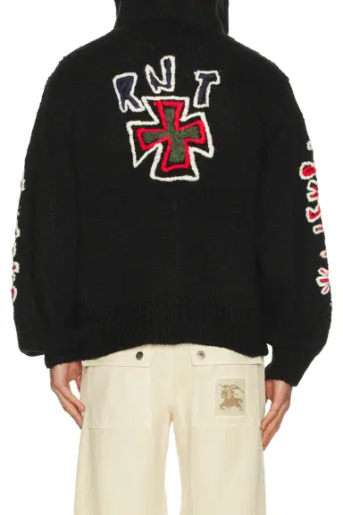rice nine ten Hand Kinitted Sk8 Zip Hoodie | Thumbnail 4 rice nine ten Hand Kinitted Sk8 Zip Hoodie | Thumbnail 4