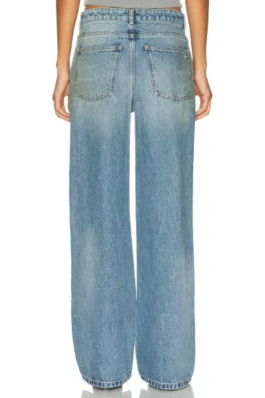 AREA Crystal Fray Wide Leg | Thumbnail 4 AREA Crystal Fray Wide Leg | Thumbnail 4
