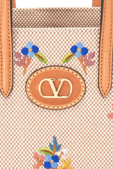 Valentino Garavani Antibes Flower Bouquet Small Tote Bag | Thumbnail 8 Valentino Garavani Antibes Flower Bouquet Small Tote Bag | Thumbnail 8