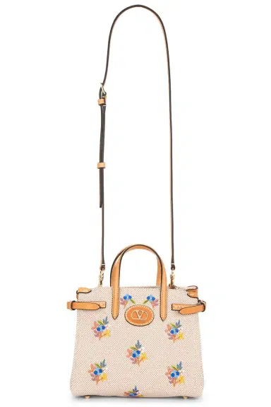 Valentino Garavani Antibes Flower Bouquet Small Tote Bag | Thumbnail 1 Valentino Garavani Antibes Flower Bouquet Small Tote Bag | Thumbnail 1