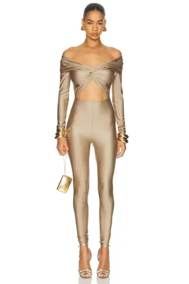 The Andamane Kendall Off Shoulder Jumpsuit | Thumbnail 1 The Andamane Kendall Off Shoulder Jumpsuit | Thumbnail 1