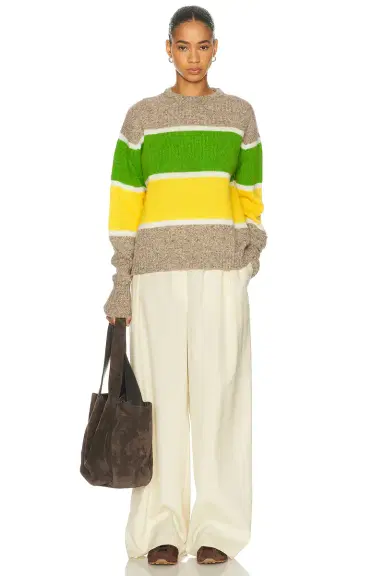 JW Anderson Stripe Crew Neck Sweater | Thumbnail 4 JW Anderson Stripe Crew Neck Sweater | Thumbnail 4