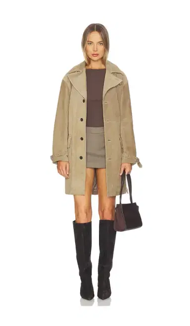 Frame The Suede Trench Jacket | Thumbnail 2 Frame The Suede Trench Jacket | Thumbnail 2