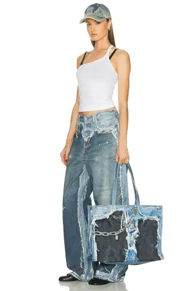 Acne Studios Logo Shopper Bag | Thumbnail 2 Acne Studios Logo Shopper Bag | Thumbnail 2