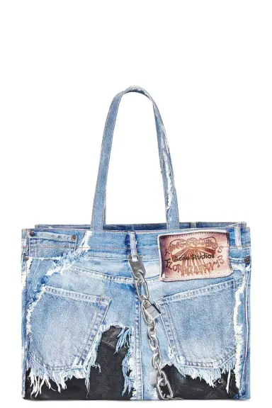Acne Studios Logo Shopper Bag | Thumbnail 3 Acne Studios Logo Shopper Bag | Thumbnail 3