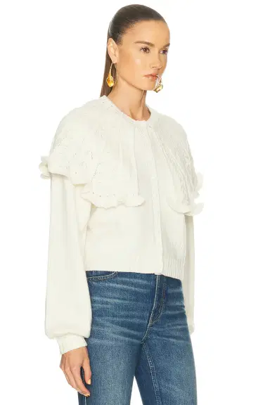 Chloé Chunky Wool Cardigan | Thumbnail 2 Chloé Chunky Wool Cardigan | Thumbnail 2