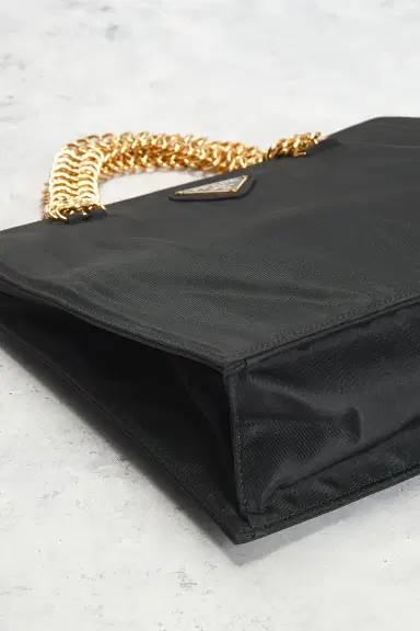 FWRD Renew Prada Vintage Tessuto Tote Bag | Thumbnail 9 FWRD Renew Prada Vintage Tessuto Tote Bag | Thumbnail 9