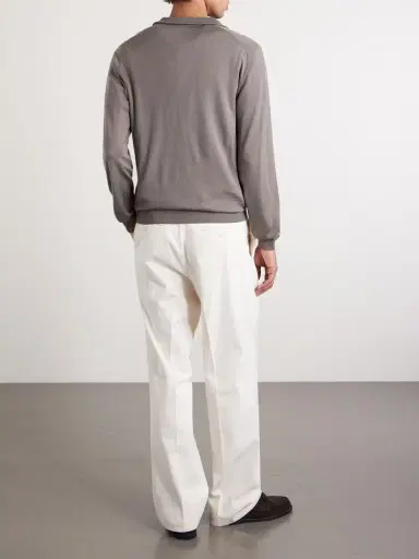 PIACENZA 1733 Virgin Wool Half-Zip Sweater - Men | Thumbnail 4 PIACENZA 1733 Virgin Wool Half-Zip Sweater - Men | Thumbnail 4