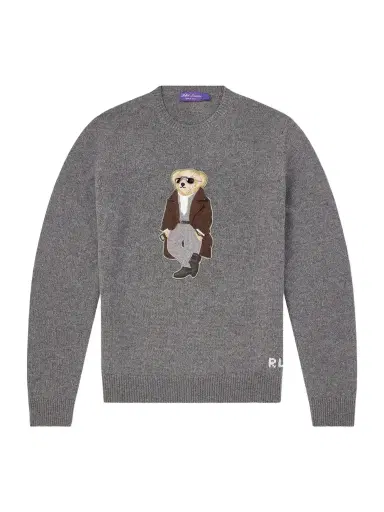 Ralph Lauren Purple Label Polo Bear Cashmere Sweater - Men | Thumbnail 1 Ralph Lauren Purple Label Polo Bear Cashmere Sweater - Men | Thumbnail 1