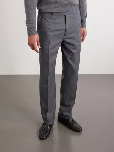 Ralph Lauren Purple Label Gregory Straight-Leg Wool-Flannel Trousers - Men | Thumbnail 3 Ralph Lauren Purple Label Gregory Straight-Leg Wool-Flannel Trousers - Men | Thumbnail 3