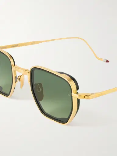 Jacques Marie Mage Atkins D-Frame Gold and Silver-Tone Titanium Sunglasses - Men | Thumbnail 3 Jacques Marie Mage Atkins D-Frame Gold and Silver-Tone Titanium Sunglasses - Men | Thumbnail 3