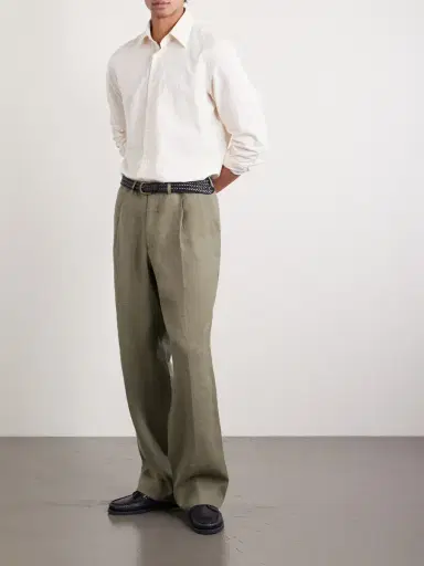 Lardini Striped Cotton-Poplin Shirt - Men | Thumbnail 2 Lardini Striped Cotton-Poplin Shirt - Men | Thumbnail 2