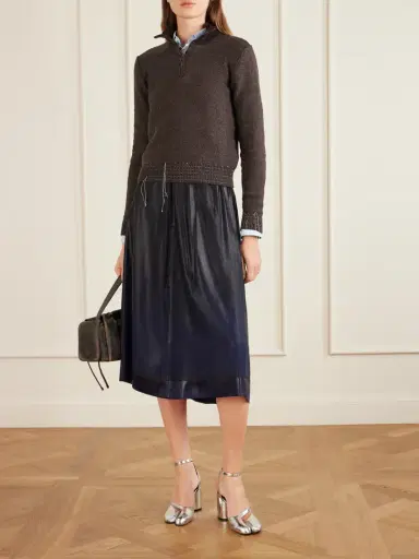 Maison Margiela Ombré Satin Midi Skirt | Thumbnail 2 Maison Margiela Ombré Satin Midi Skirt | Thumbnail 2