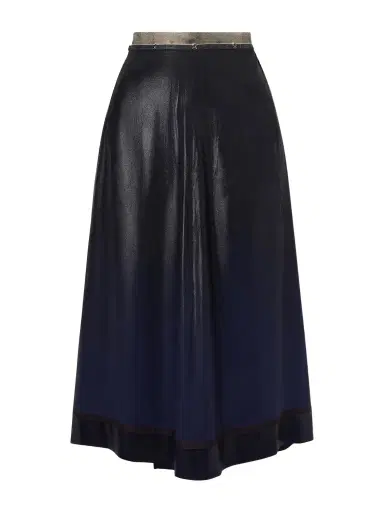 Maison Margiela Ombré Satin Midi Skirt | Thumbnail 1 Maison Margiela Ombré Satin Midi Skirt | Thumbnail 1