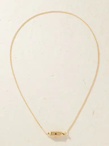 Marie Lichtenberg Micro Coco Locket 18-karat Gold Ruby Necklace | Thumbnail 4 Marie Lichtenberg Micro Coco Locket 18-karat Gold Ruby Necklace | Thumbnail 4