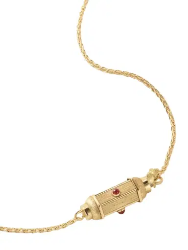 Marie Lichtenberg Micro Coco Locket 18-karat Gold Ruby Necklace | Thumbnail 1 Marie Lichtenberg Micro Coco Locket 18-karat Gold Ruby Necklace | Thumbnail 1