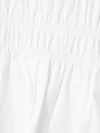 Staud Culver Shirred Cotton-blend Poplin Peplum Top | Thumbnail 4 Staud Culver Shirred Cotton-blend Poplin Peplum Top | Thumbnail 4